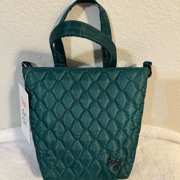 lug Handbags - LUG NWT Tip Toe in Forest Green